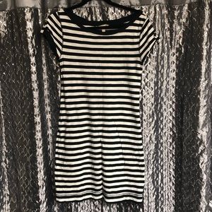 Striped Banana Republic dress